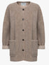 Âme antwerp Hannah taupe teddy oversized